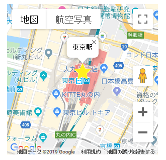 Google Maps APIでデフォルトの位置で吹き出し（情報ウィンドウ）を表示
